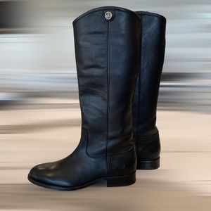 Frye Black Heeled Boots